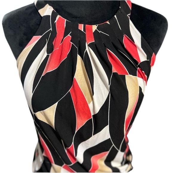 ❤️NWOT- CLASSY WHITE HOUSE BLACK MARKET BLOUSE WITH ELASTIC WAISTBAND SZ XS❤️ - Picture 1 of 7